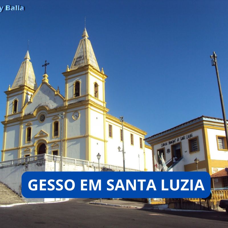 gesso e gesseiro em santa luzia
